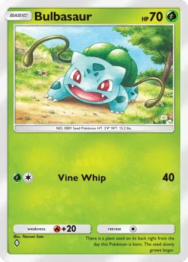 Bulbasaur — Common, Genetic Apex #001