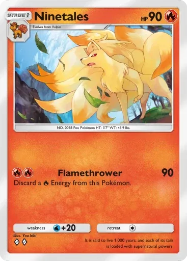 Ninetales — Uncommon, Genetic Apex #038