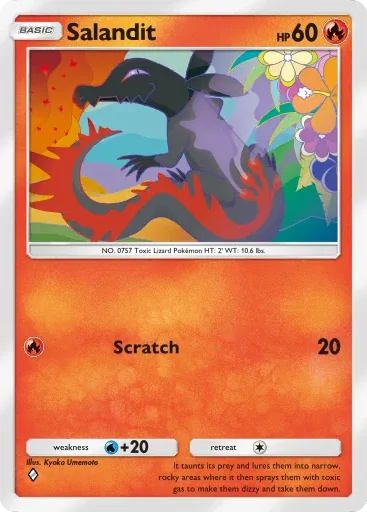 Salandit — Common, Genetic Apex #049