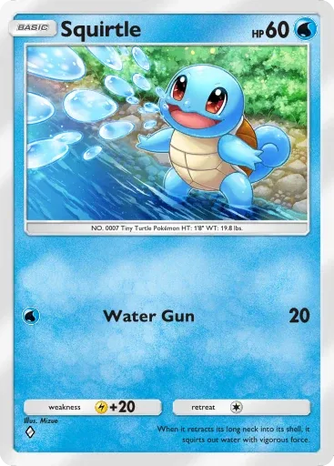 Squirtle — Common, Genetic Apex #053