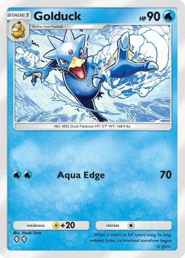 Golduck — Uncommon, Genetic Apex #058