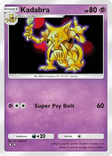 Kadabra — Uncommon, Genetic Apex #116