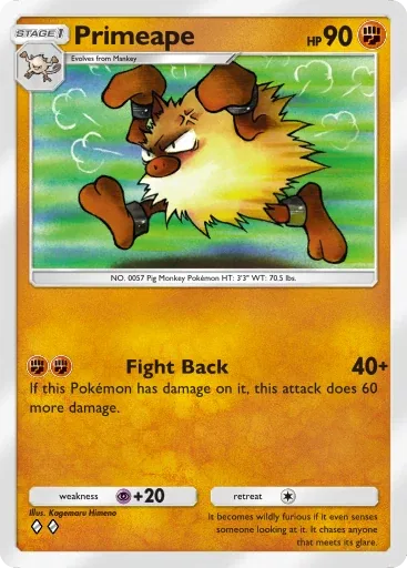 Primeape — Uncommon, Genetic Apex #142