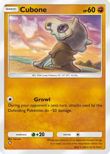 Cubone — Common, Genetic Apex #151