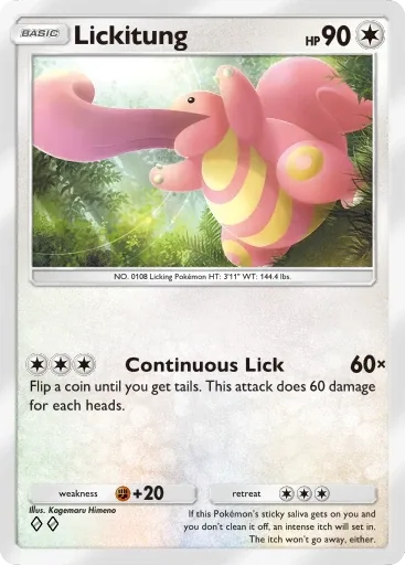 Lickitung — Uncommon, Genetic Apex #201