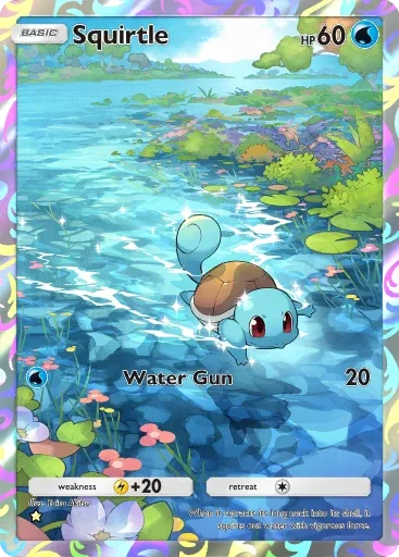 Squirtle — Art Rare, Genetic Apex #232