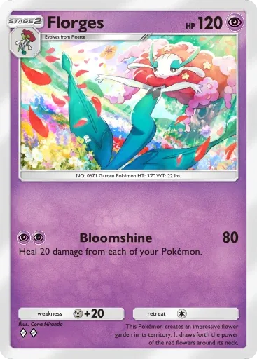 Florges — Uncommon, Mythical Island #038