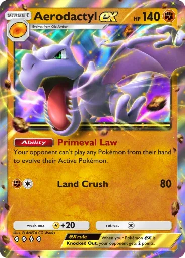 Aerodactyl ex — Double Rare, Mythical Island #046