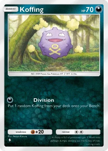 Koffing — Common, Mythical Island #049
