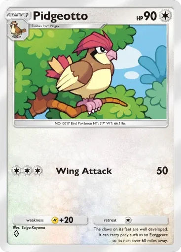 Pidgeotto — Common, Mythical Island #058