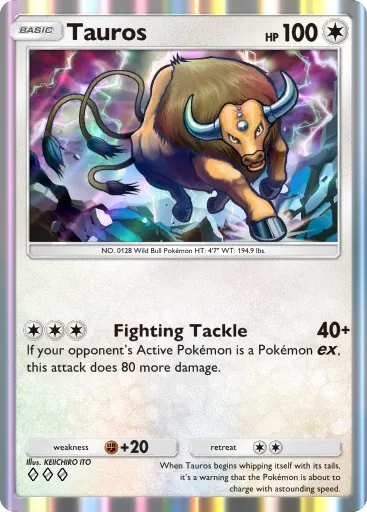 Tauros — Rare, Mythical Island #060