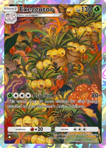 Exeggutor — Art Rare, Mythical Island #069