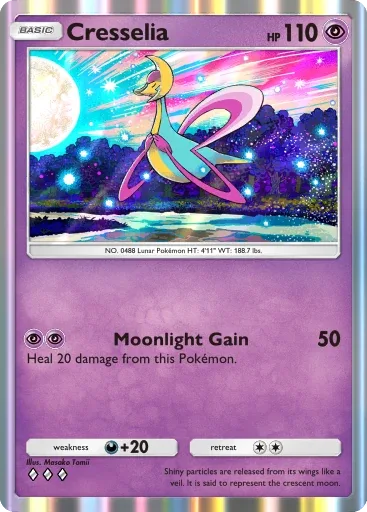 Cresselia — Rare, Space-Time Smackdown #079