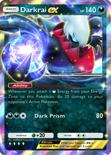 Darkrai ex — Double Rare, Space-Time Smackdown #110
