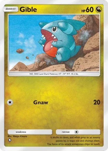 Gible — Common, Space-Time Smackdown #121