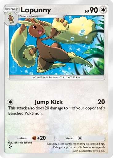 Lopunny — Common, Space-Time Smackdown #138