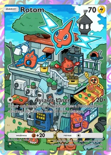 Rotom — Art Rare, Space-Time Smackdown #164