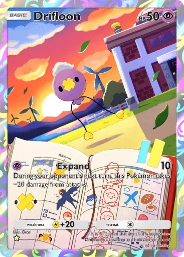 Drifloon — Art Rare, Space-Time Smackdown #165