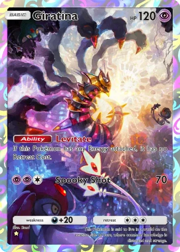 Giratina — Art Rare, Space-Time Smackdown #167
