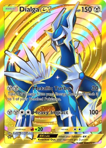 Dialga ex — Crown Rare, Space-Time Smackdown #207