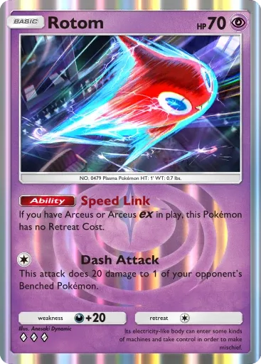Rotom — Rare, Triumphant Light #035