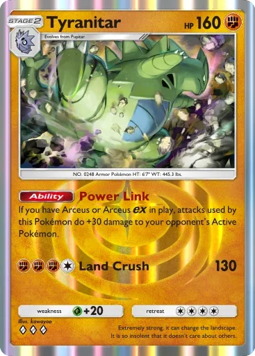 Tyranitar — Rare, Triumphant Light #041