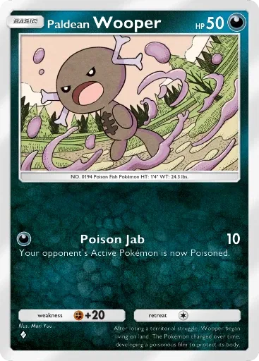 Paldean Wooper — Common, Shining Revelry #047
