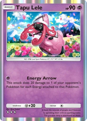 Tapu Lele — Rare, Celestial Guardians #084
