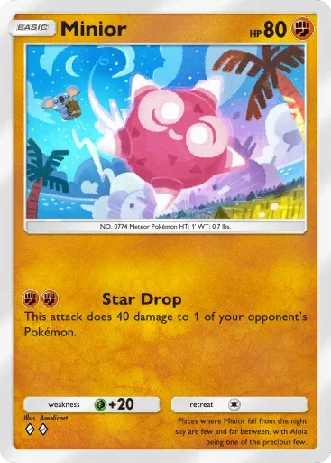 Minior — Uncommon, Celestial Guardians #105