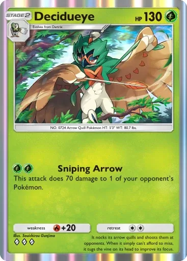 Decidueye — Rare, Extradimensional Crisis #005