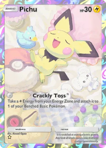 Pichu — Art Rare, Wisdom of Sea and Sky #171