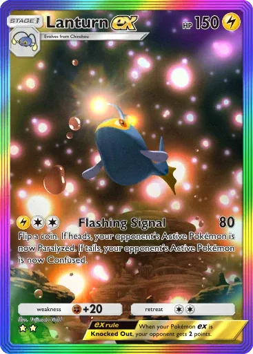 Lanturn ex — Special Art Rare, Wisdom of Sea and Sky #204