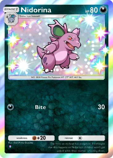 Nidorina — Shiny, Wisdom of Sea and Sky #224