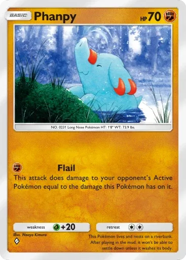 Phanpy — Common, Secluded Springs #043