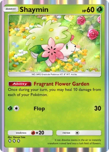 Shaymin — Rare, Deluxe Pack: ex #030