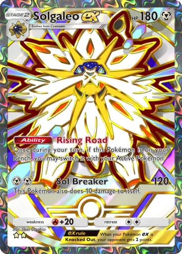 Solgaleo ex — Super Rare, Deluxe Pack: ex #369