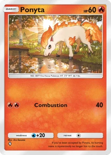 Ponyta — Common, Mega Rising #030