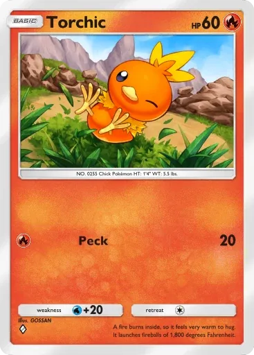 Torchic — Common, Mega Rising #033