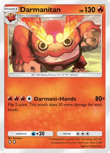 Darmanitan — Uncommon, Mega Rising #040