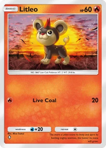 Litleo — Common, Mega Rising #045
