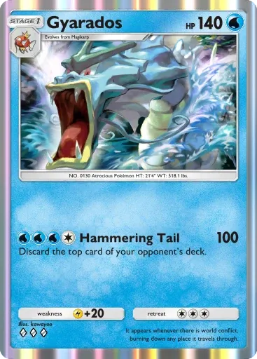 Gyarados — Rare, Mega Rising #051