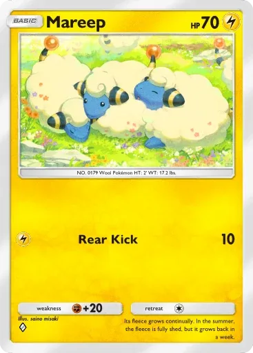 Mareep — Common, Mega Rising #082