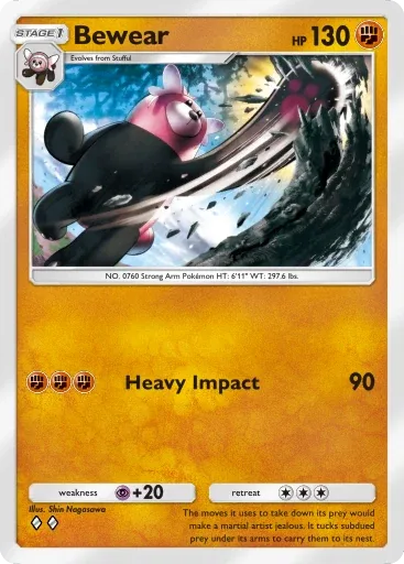 Bewear — Uncommon, Mega Rising #142