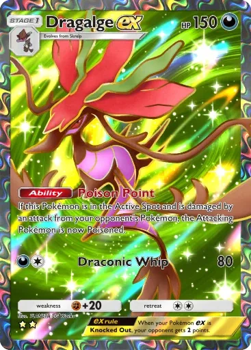 Dragalge ex — Super Rare, Mega Rising #263