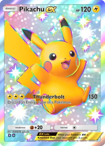 Pikachu ex — Shiny Super Rare, Mega Rising #321