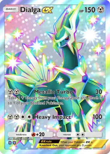 Dialga ex — Shiny Super Rare, Mega Rising #326