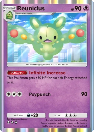 Reuniclus — Rare, Crimson Blaze #034