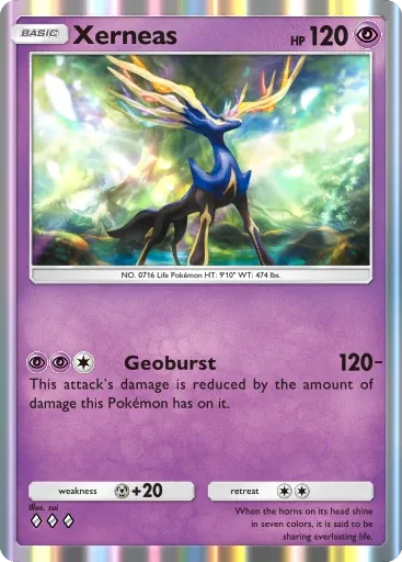 Xerneas — Rare, Crimson Blaze #037