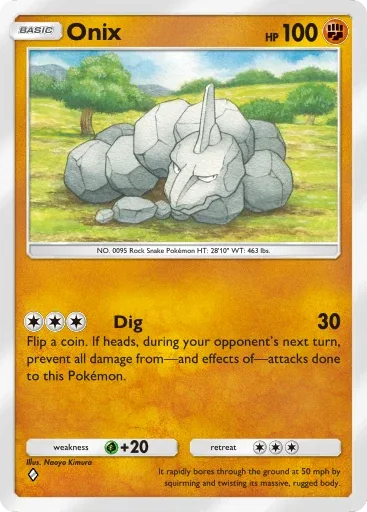 Onix — Common, Crimson Blaze #038