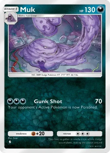 Muk — Common, Crimson Blaze #046